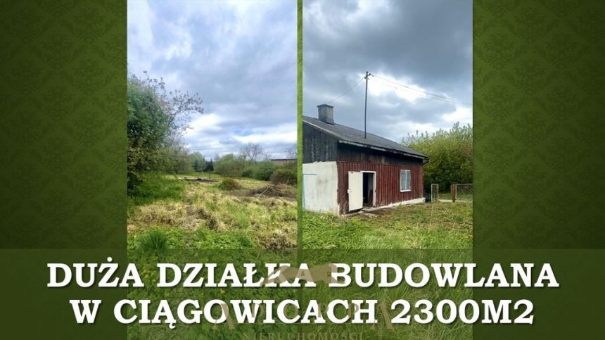 Urocza działka w zacisznym miejscu w Ciągowicach - zdjęcie 1