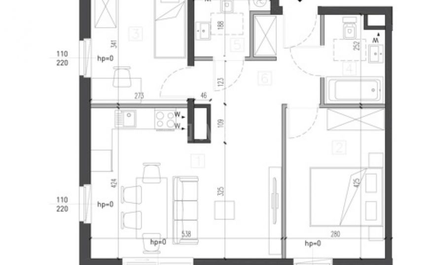 Żarów, 310 945 zł, 58.68 m2, do wykończenia miniaturka 2