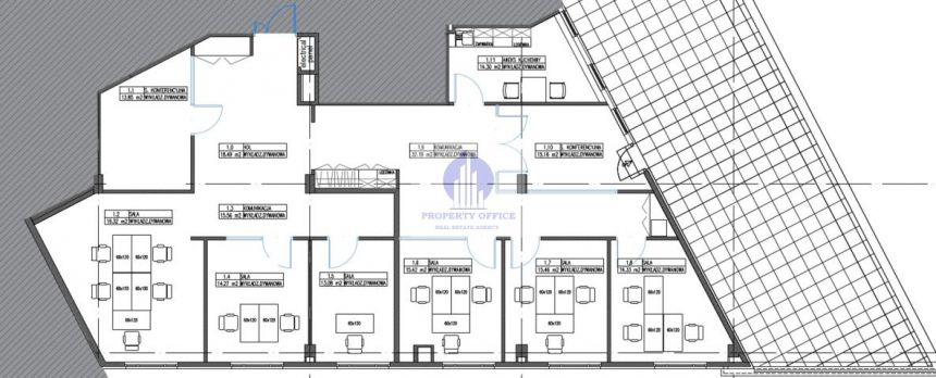 Wola:podnajem- biuro 231,40m2 miniaturka 2
