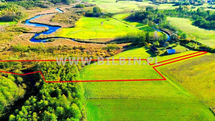 Działka z linią brzegową do rzeki Żubrówka ! - zdjęcie 1