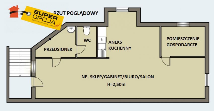 Kraków Ruczaj, 550 000 zł, 61.42 m2, 5 pokoi miniaturka 2