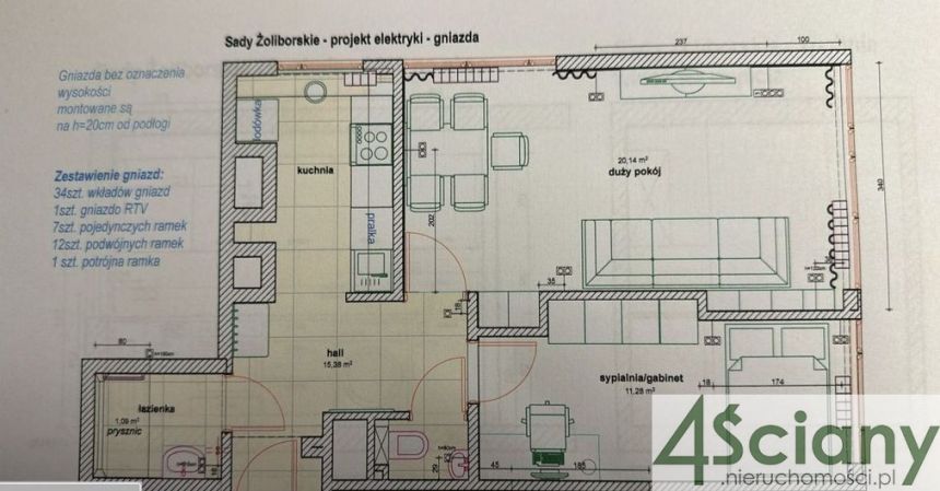 Warszawa Żoliborz, 1 190 000 zł, 49.6 m2, dobry standard miniaturka 9