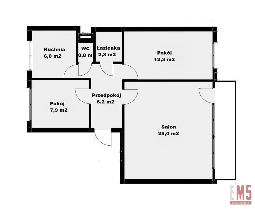 Białystok Białostoczek, 469 000 zł, 60.5 m2, 4 pokojowe miniaturka 12