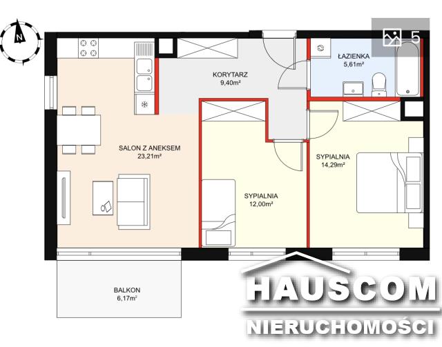 Słoneczny nowy apartament w Bronowicach Małych! miniaturka 5