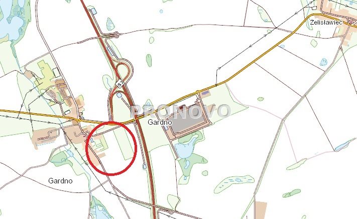działka budowlana 9000m2 Gardno gm. Gryfino miniaturka 3