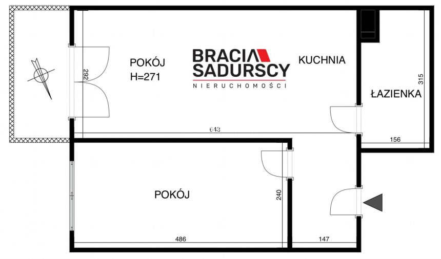 2-pok. 39m2– Ruczaj, ul. Federowicza – ATUT, UJ miniaturka 19