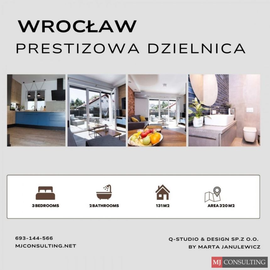 Wrocław Ołtaszyn, 1 675 000 zł, 131 m2, 4 pokoje miniaturka 3
