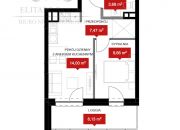 Mieszkanie 34,81m2 2 pokojowe z loggią 8,13m2/Wrocław, Kleczków miniaturka 3