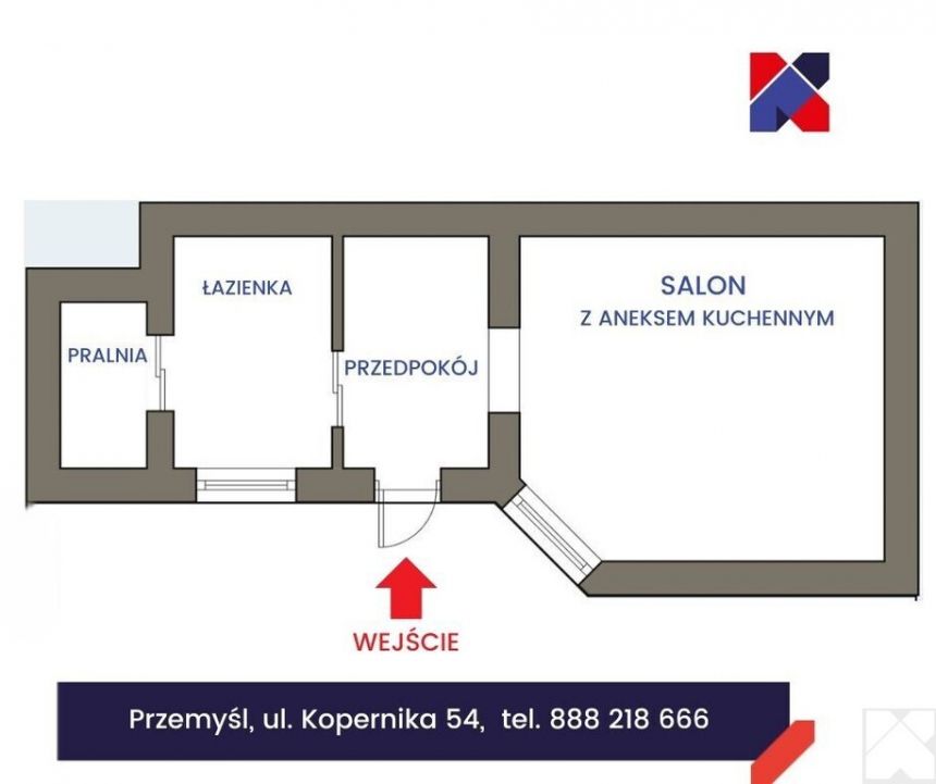 kawalerka obok galerii gotowa do zamieszkania miniaturka 15