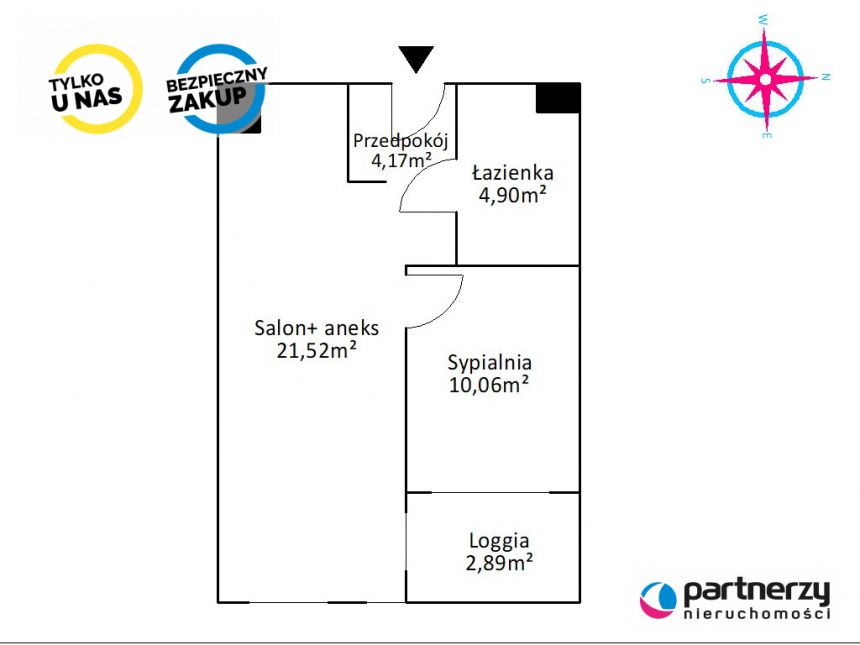 Gdańsk Łostowice, 430 000 zł, 40.65 m2, pietro 3 miniaturka 7