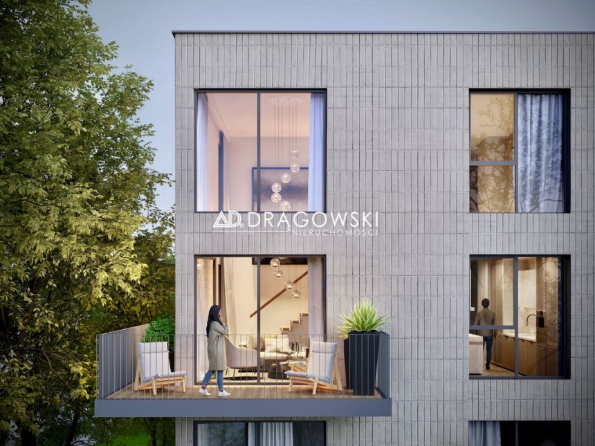 Nowy penthouse - Saska Kępa, wysokość w salonie 6m miniaturka 7