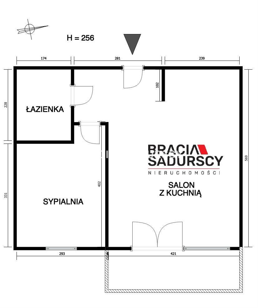 Nowoczesne 2 pokoje z klimatyzacją i balkonem miniaturka 21
