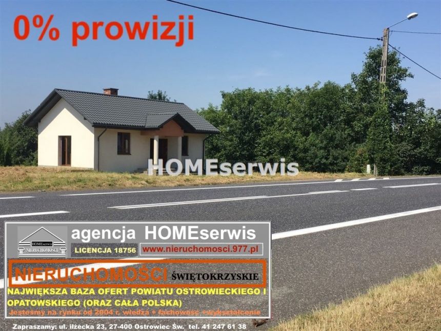 Nowy dom +działka 3700 m2 Oficjalów k/Opatowa - zdjęcie 1