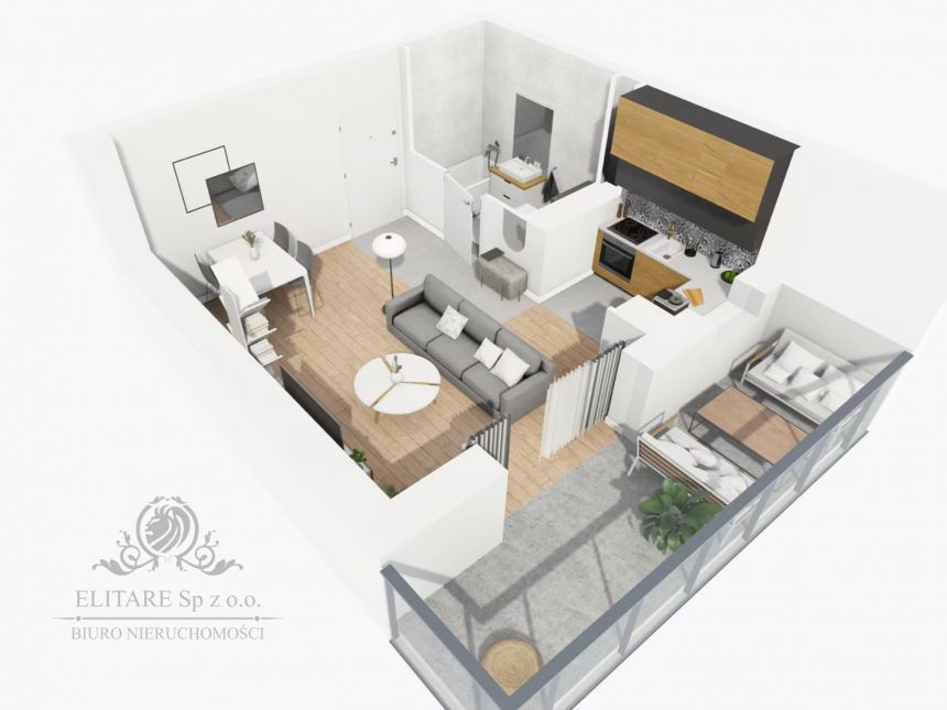 Mieszkanie NOWE 29,92m2 ,1 pok. w Centrum Wrocławia/Stare Miasto miniaturka 5