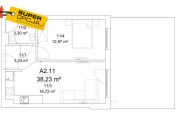 Kraków Stara Krowodrza, 705 000 zł, 38.22 m2, z parkingiem podziemnym miniaturka 2