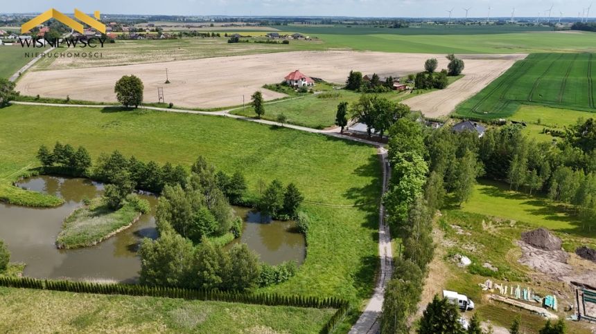Działka ze stawem, 1899 m2, Zajezierze, wydane WZ - zdjęcie 1