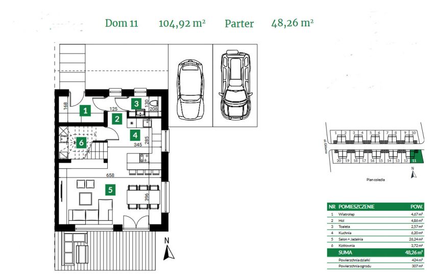 Piękny domek z ogrodem w cichej i spok.okolicy, blisko Wrocławia - Krzyżowice miniaturka 7