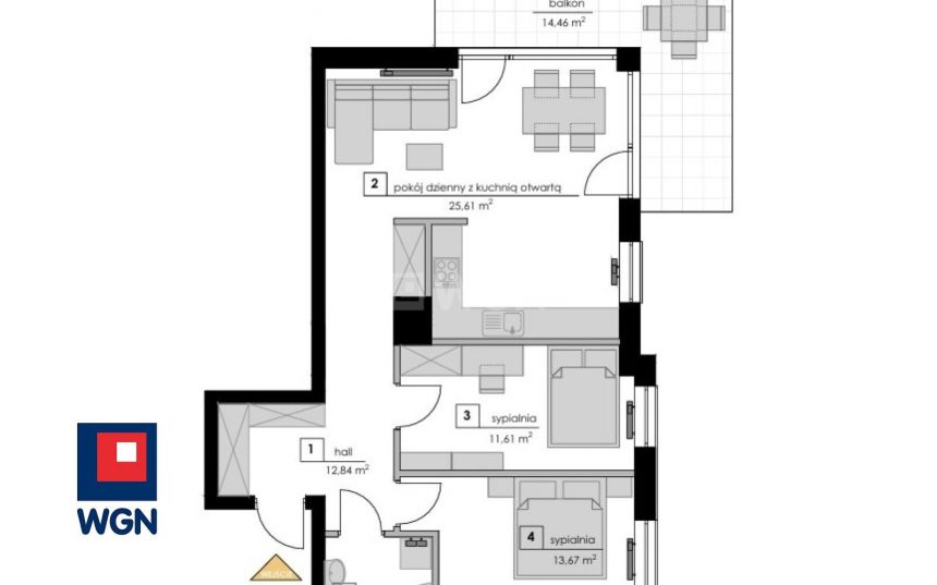 Piotrków Trybunalski, 519 500 zł, 68.34 m2, z garażem miniaturka 2