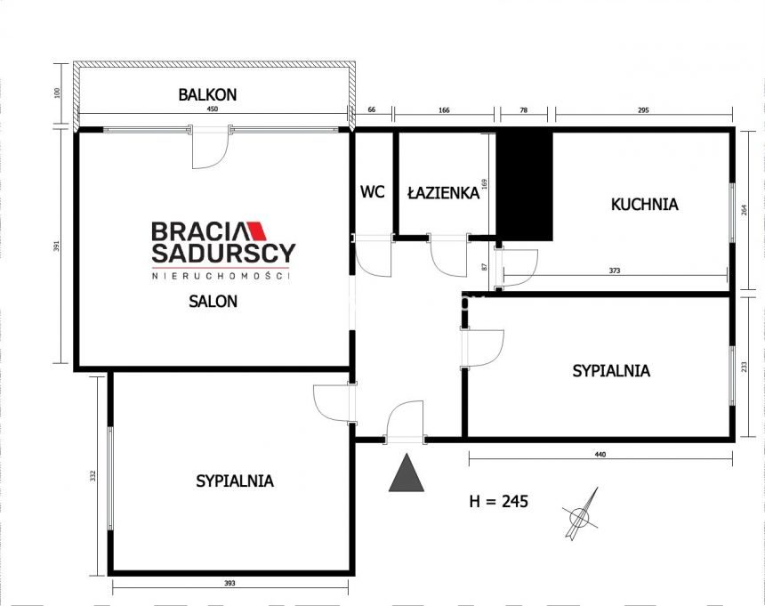 Blisko Szpital Prokocim, tramwaj, 3 pokoje, balkon miniaturka 29