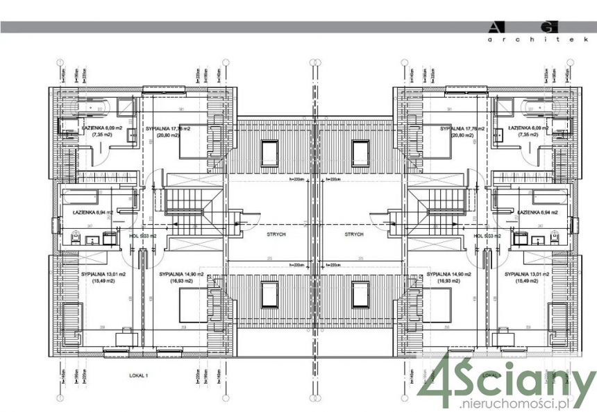 Projekt budowy 12 domów w zabudowie bliźniaczej. miniaturka 5