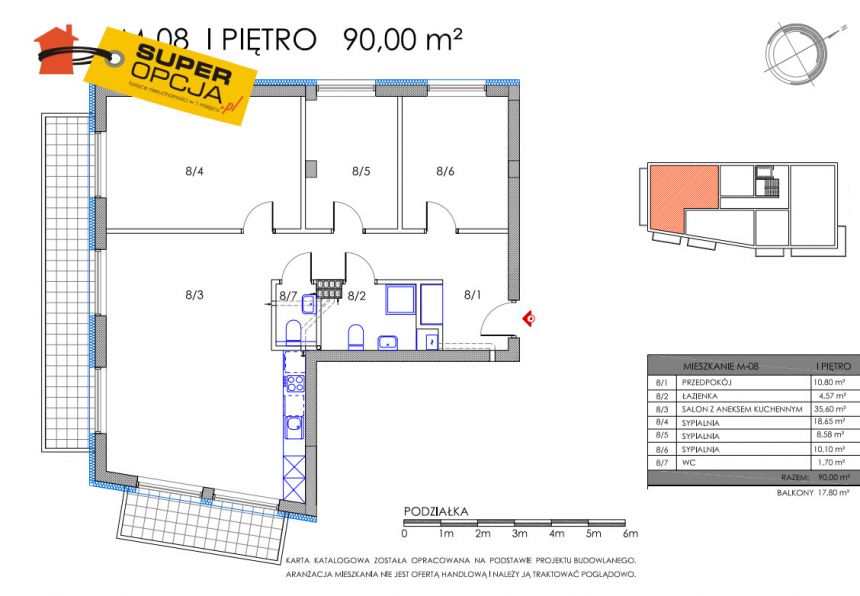 Kraków Ruczaj, 1 296 000 zł, 90 m2, z parkingiem podziemnym miniaturka 2