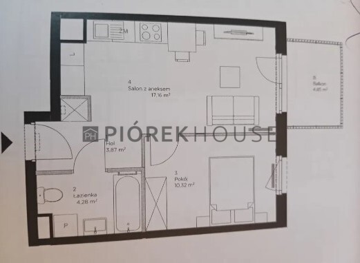 2-pokojowe mieszkanie na Włochach miniaturka 4