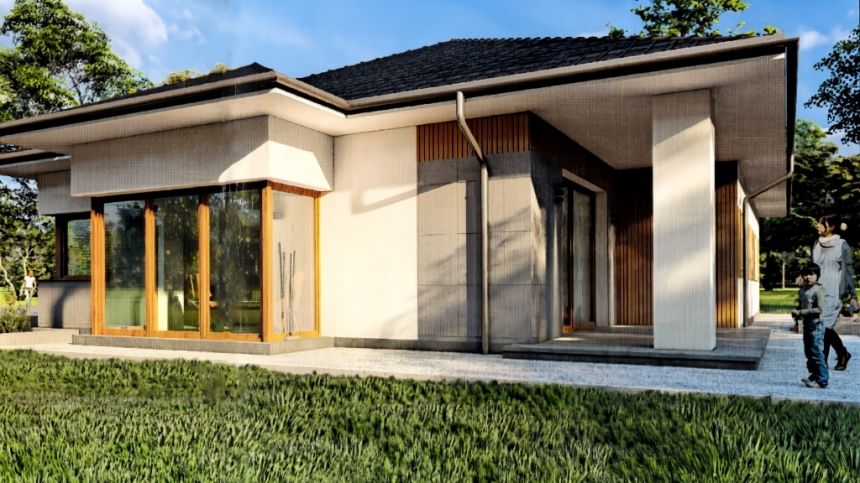 Działka 10 ar z rozpoczętą budową domu parterowego miniaturka 5