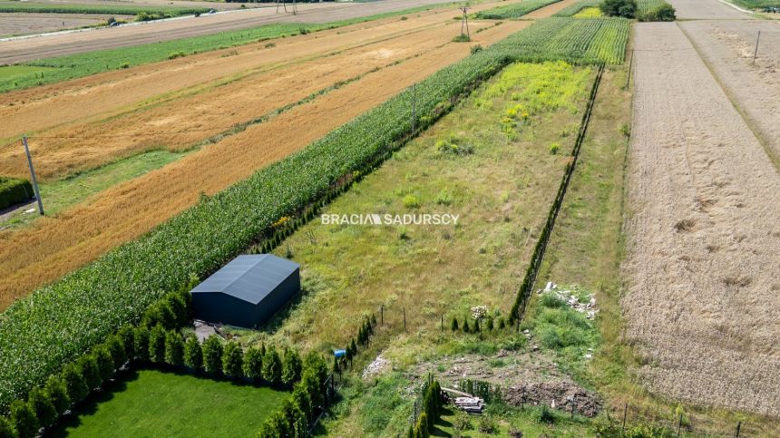 Ogrodzona działka budowlana 27ar WADÓW miniaturka 5