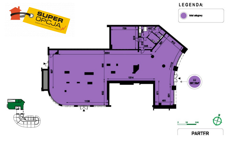 Kraków Grzegórzki, 7 100 240 zł, 507 m2, pietro 1 miniaturka 2