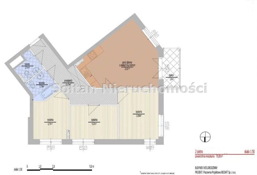 Warszawa Ursus, 1 035 000 zł, 69.64 m2, z balkonem miniaturka 14