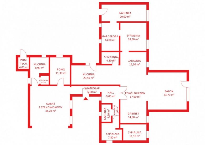 Koleczkowo, 2 190 000 zł, 263.85 m2, wolnostojący miniaturka 21