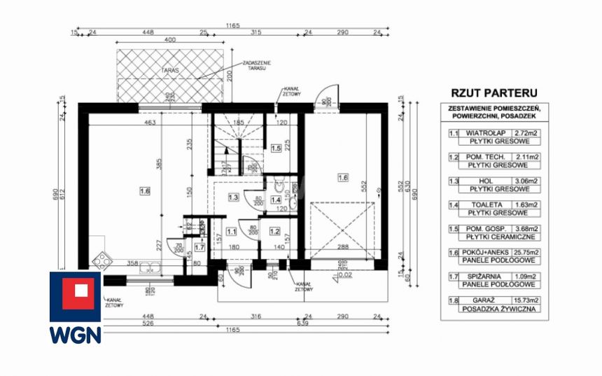 Jaworzno Dąbrowa Narodowa, 467 000 zł, 117.74 m2, jednorodzinny miniaturka 6