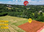 6 arów budowlanej, piękna panorama, Mogilany miniaturka 1