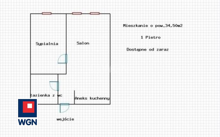 Jaworzno Szczakowa, 220 000 zł, 34.5 m2, pietro 1/5 miniaturka 2