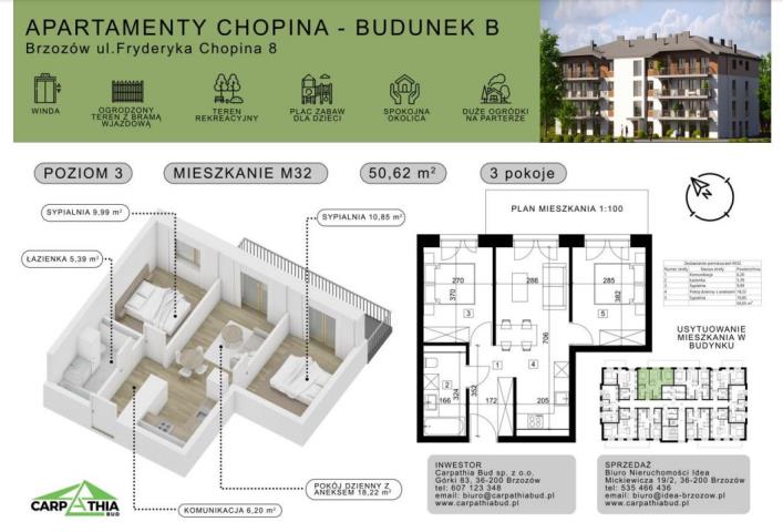 Brzozów, 438 930 zł, 97.54 m2, z balkonem miniaturka 3