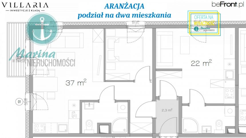 Gdynia Grabówek, 961 000 zł, 63 m2, z balkonem miniaturka 9
