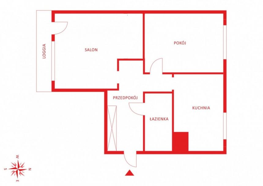 Gdańsk Stogi, 465 000 zł, 41.91 m2, M2 - zdjęcie 1