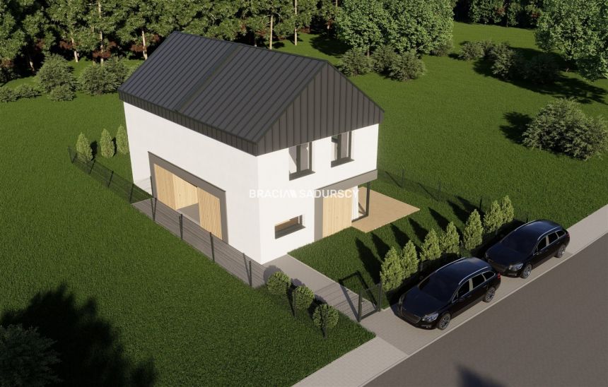 3pok.65m2  dwupoziomowe/nowoczesna bryła budynku miniaturka 12