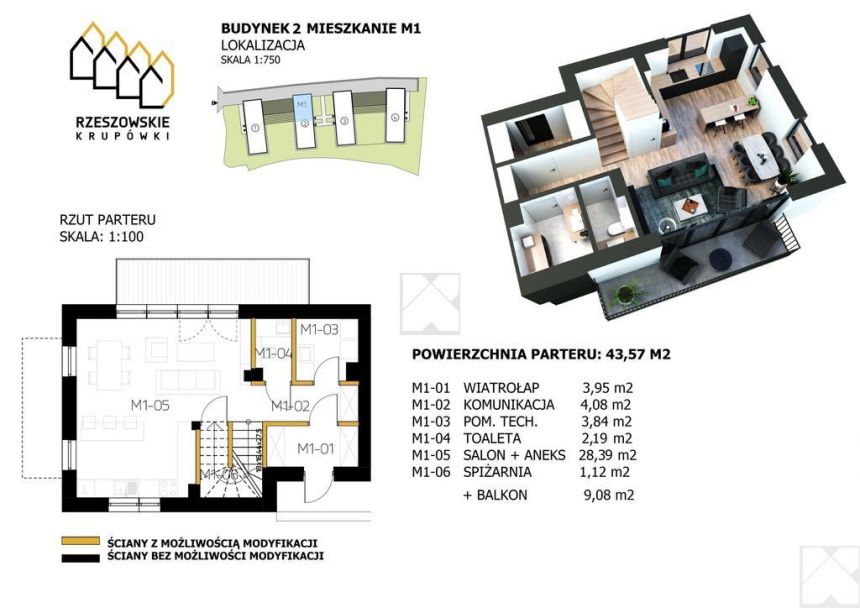 Dom w zabudowie bliźniaczej - Przybyszówka miniaturka 6