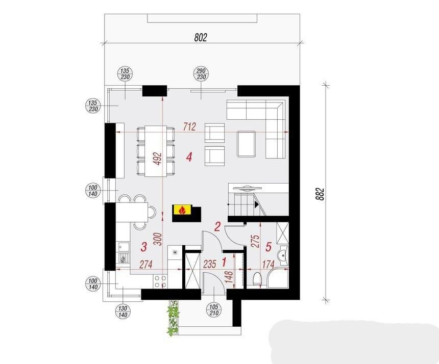 Sprzedaż Nowy Dom wolnostoj. pow.mieszkalna 94 m2. miniaturka 3