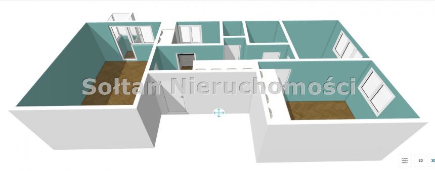 Dobry układ mieszkania,  3 pokoje, kuchnia, balkon miniaturka 20