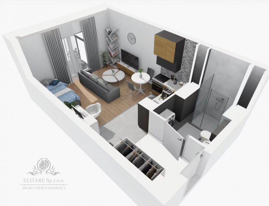 PROMOCJA!Mieszkanie 27,49m2 ,1 pok z balkonem 3,15m2. w Centrum Wrocławia miniaturka 4