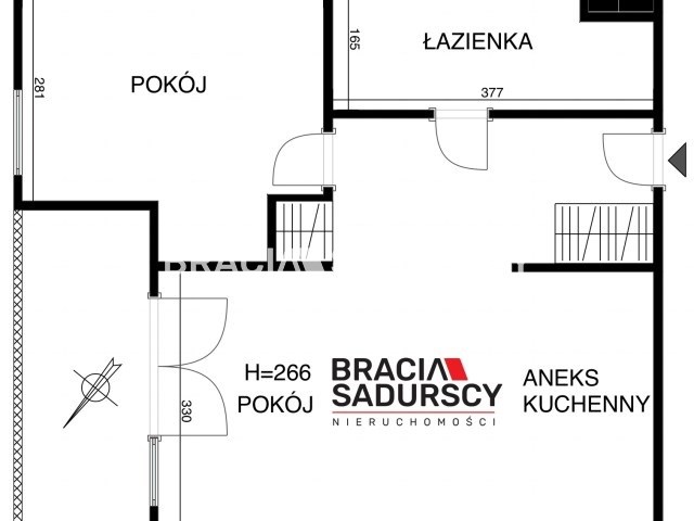 2-pok. mieszkanie 37m2 z klimatyzacją, ul. Piltza miniaturka 3