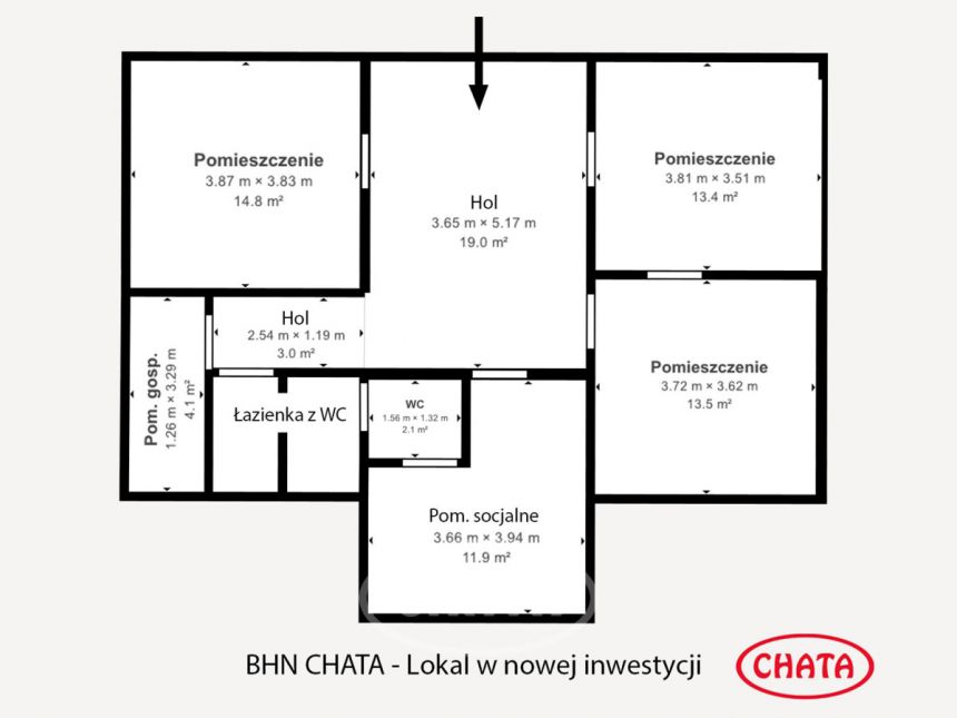 Wrocław Fabryczna, 10 500 zł, 90 m2, 4 pokoje miniaturka 21