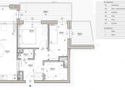 Mieszkanie 52,84 m2, 3 pokoje, Szydłówek miniaturka 5