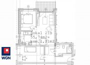 Radomsko, 434 460 zł, 55.7 m2, kuchnia z oknem miniaturka 5