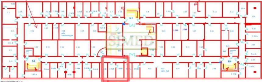 Pokój33,48 m 2 ,ochrona, monitoring, dostęp24h miniaturka 6