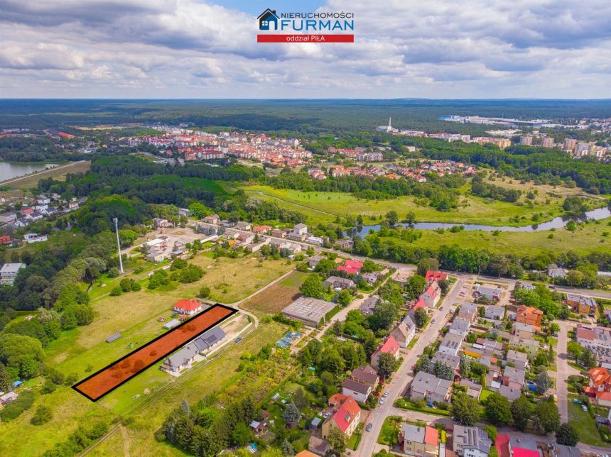 Duża działka w Pile o pow 2519 m2 - zdjęcie 1