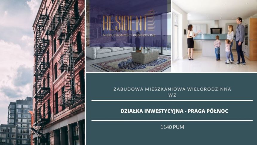 Działka pod zabudowę wielorodzinną - WZ - zdjęcie 1