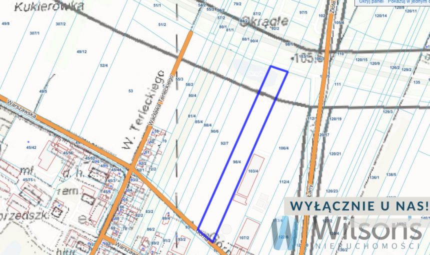 Dawidy, 6 000 000 zł, 1.04 ha, inwestycyjna - zdjęcie 1